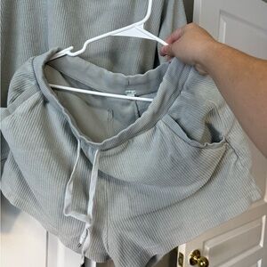 Aerie Ribbed Lounge Shorts Large